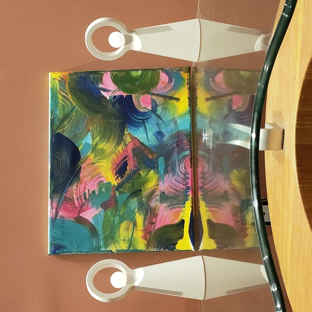 Original Art Painting " Mystical Burst"